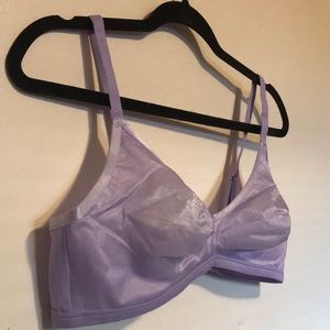 Savage X Fenty XL Glissenette Bralette in purple